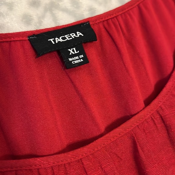 🌹💃🏻RED Dress,Rayon Polyester, beautiful material. - Picture 2 of 4